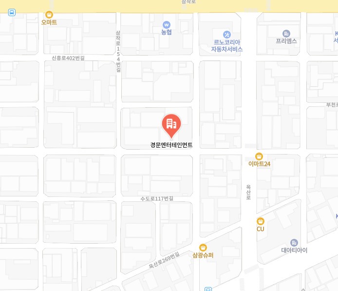 회사 위치 지도